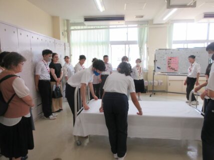 令和６年度第１回学校見学会（中学１・２年生対象）
