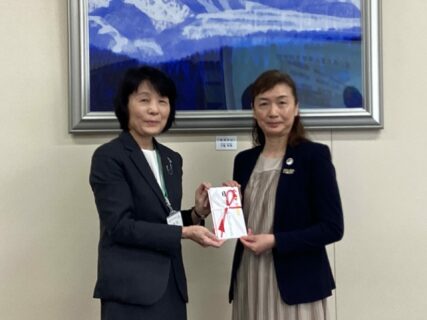 富山パイロットクラブ寄附金贈呈式