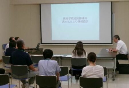 学校説明会（高等学校）を行いました。