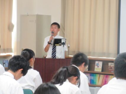 第１・２学年　1学期就業体験決意発表会