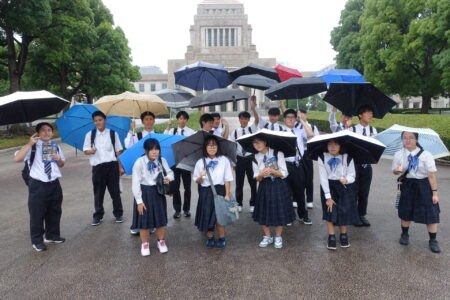 第３学年　修学旅行②　班別学習・見学の様子（東京都内）