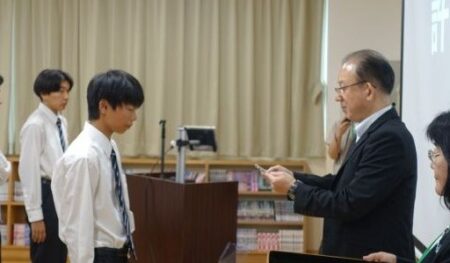 就業体験決意発表会